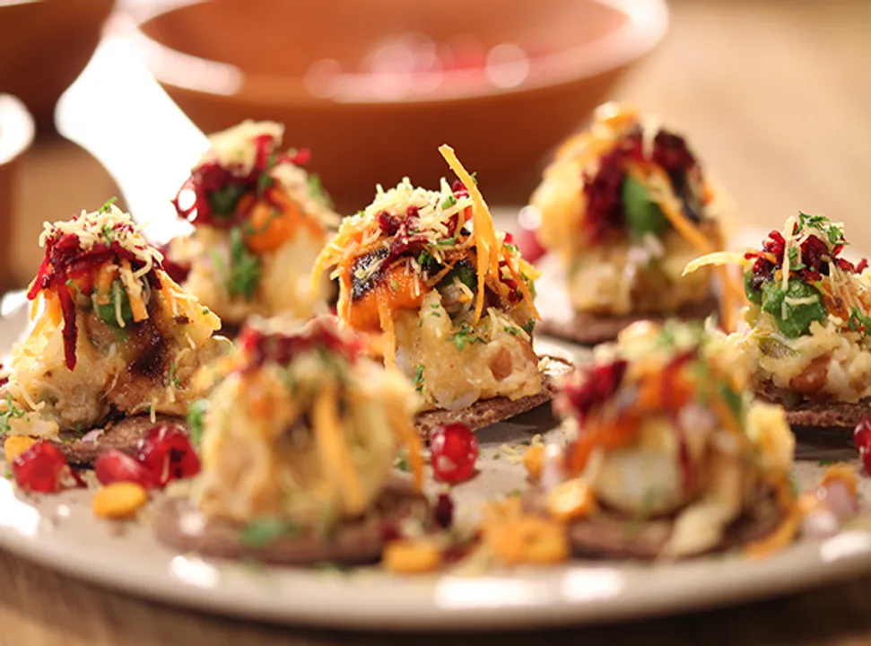 Ragi Papdi Chaat- Sk Khazana