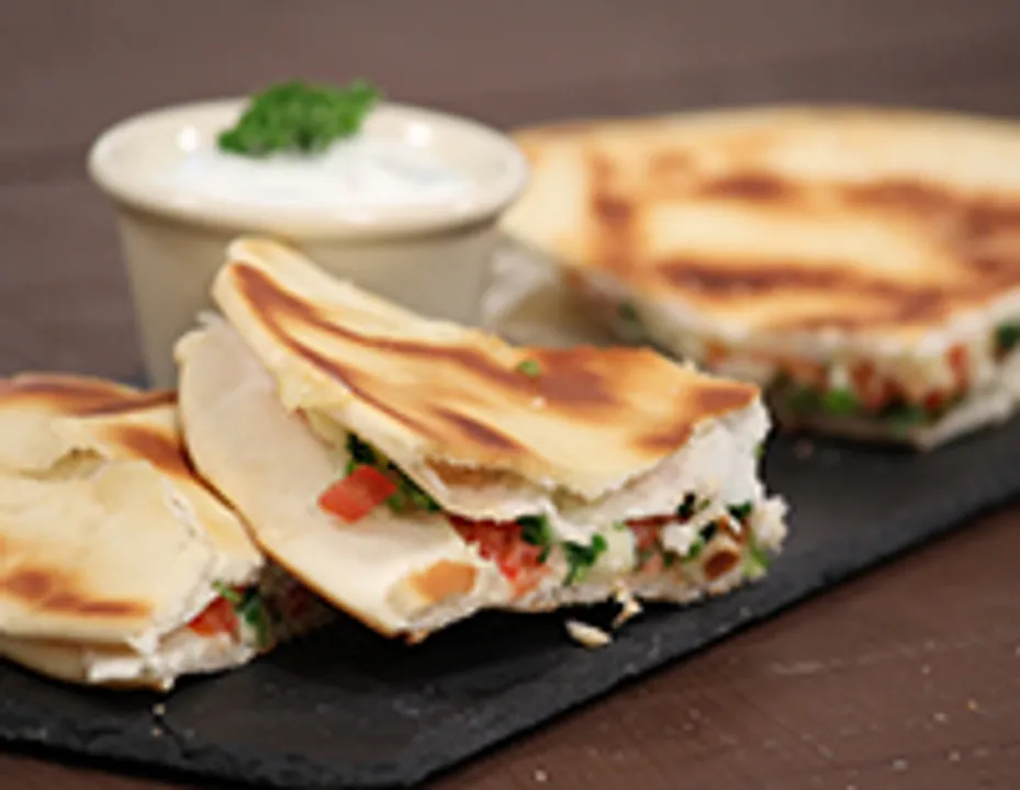 Cheesy Crispy Pita-SK Khazana