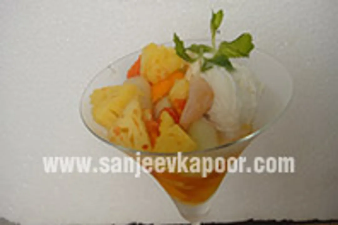 Tropical Fruits in Lemon Grass Syrup