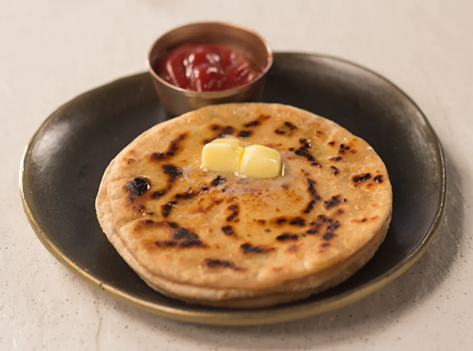 Garlic Cheese Parantha