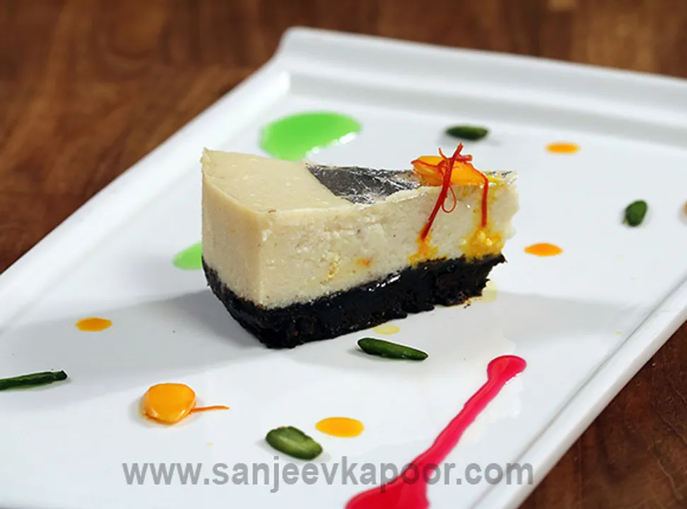 Baked Rabri Cheesecake
