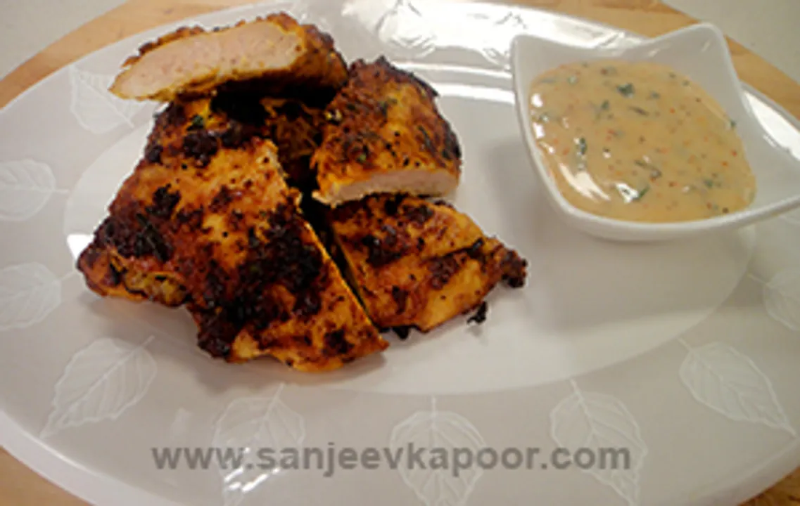 Butterfried Chicken with Curry Mayonnaise