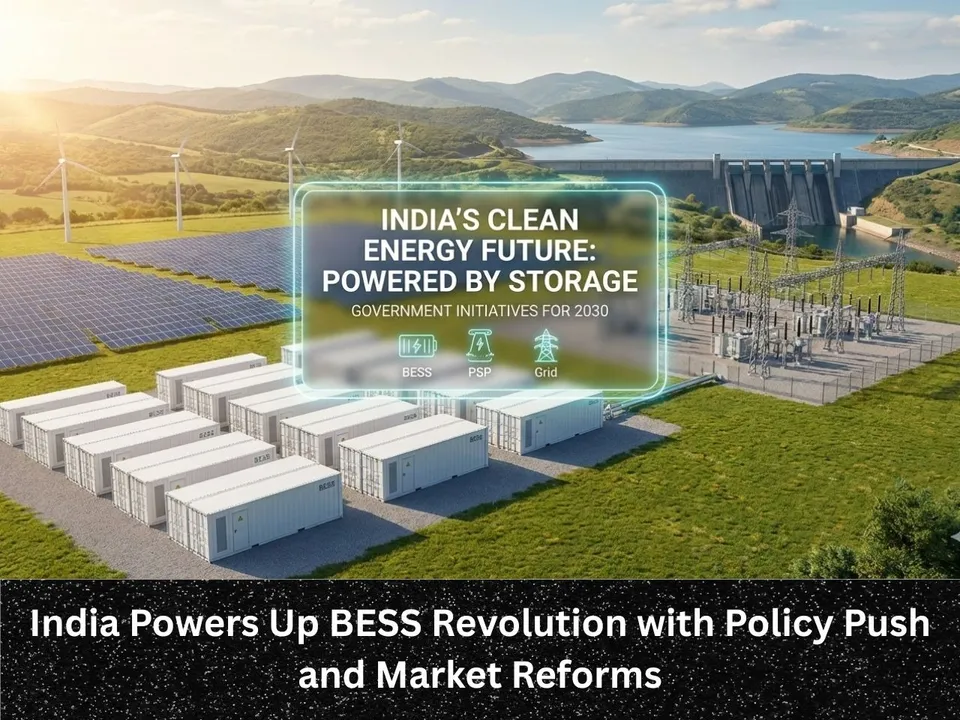 India Powers Up BESS Revolution with Policy Push and Market Reforms
