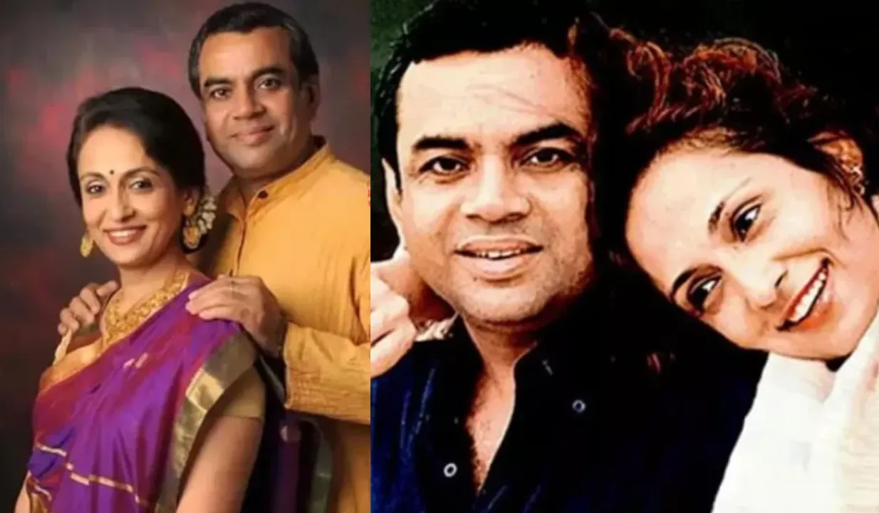 Paresh Rawal and Swaroop Sampat