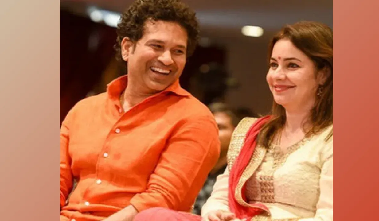 Anjali Tendulkar first encountered Sachin Tendulkar