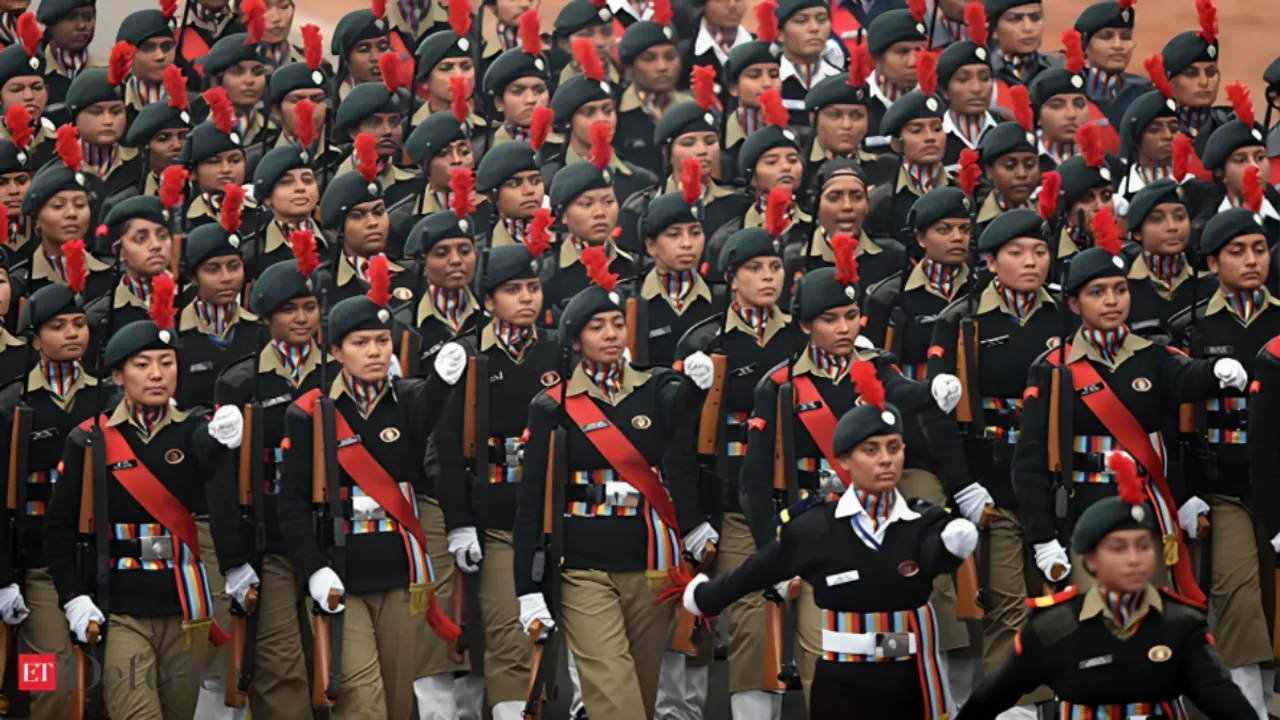 female ncc cadets republic day parade rajpath kartavya path