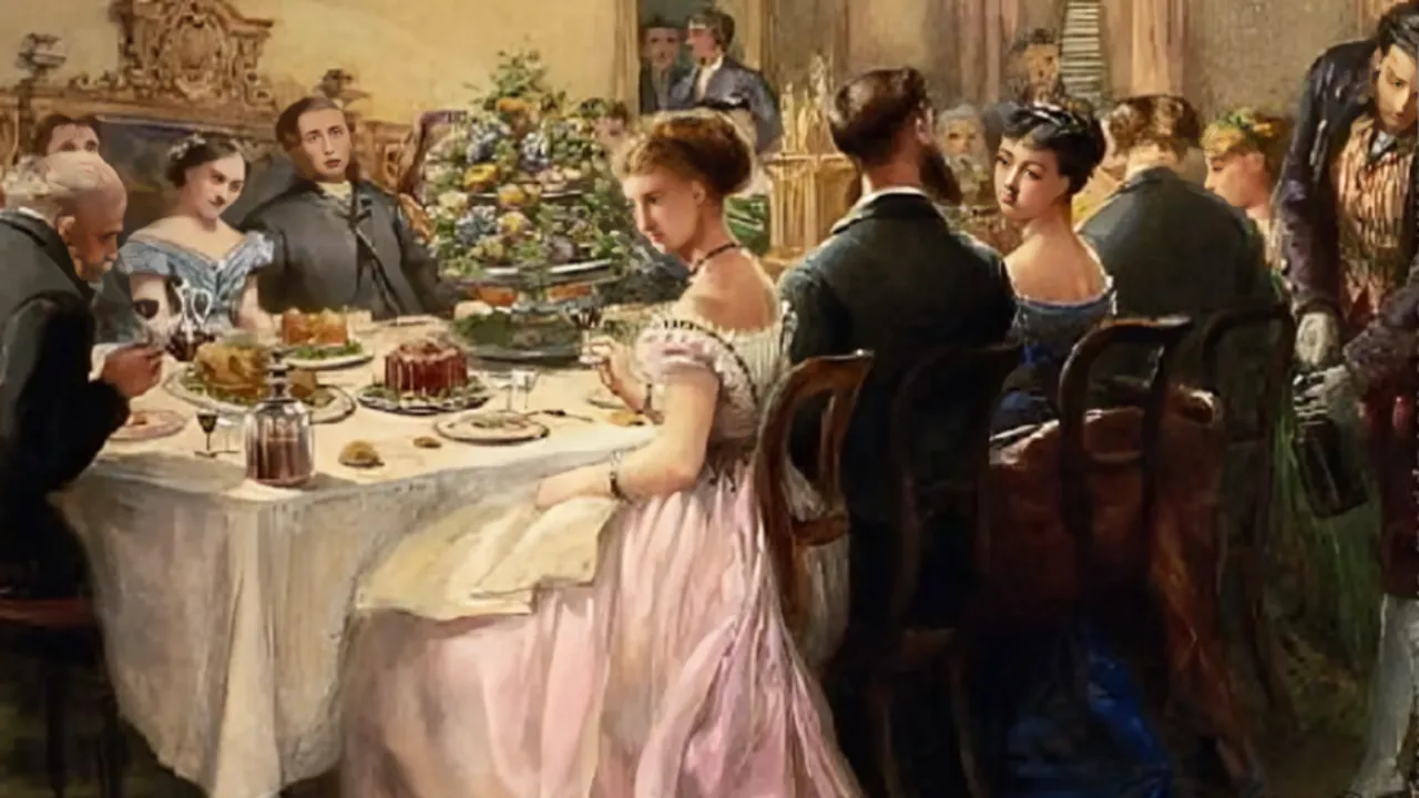 victorian era dinner collagen