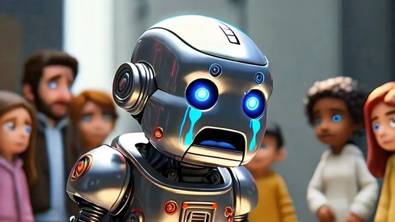 robot cry