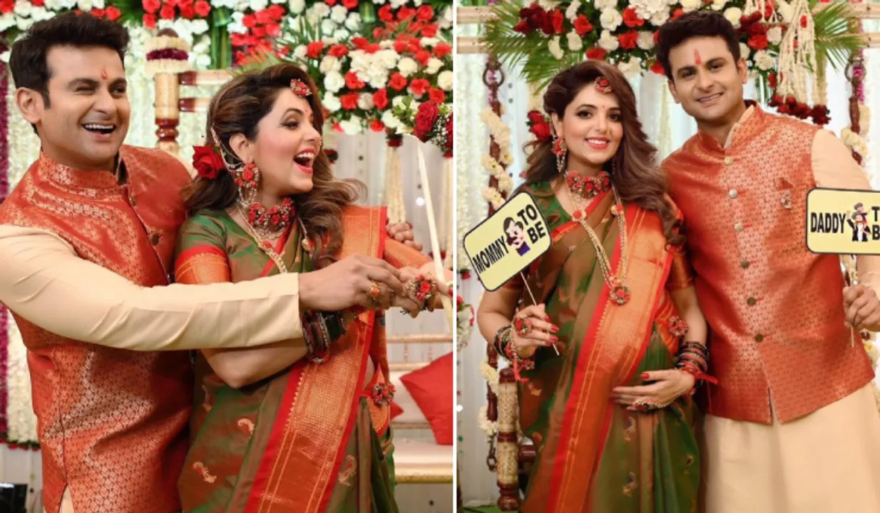 Inside Sugandha Mishra and Sanket Bhosale's Baby Shower Celebration