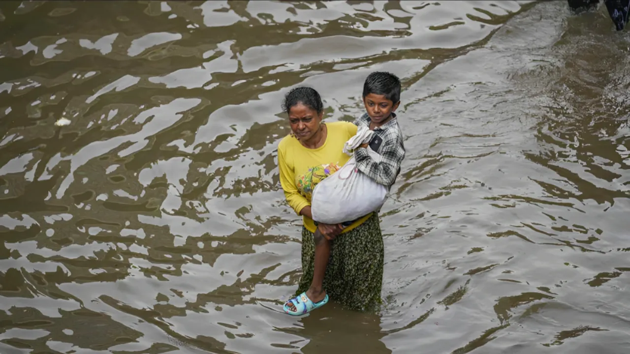 chennai waterlogging cyclone michuang