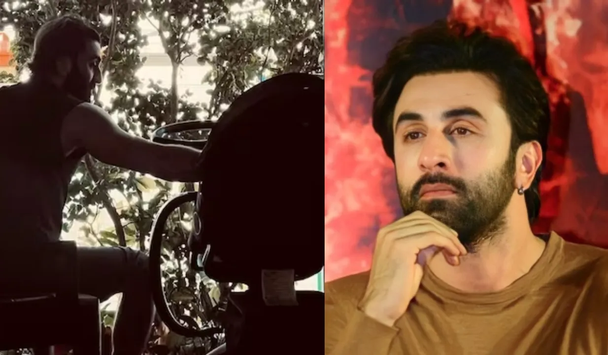 Ranbir Kapoor with Raha