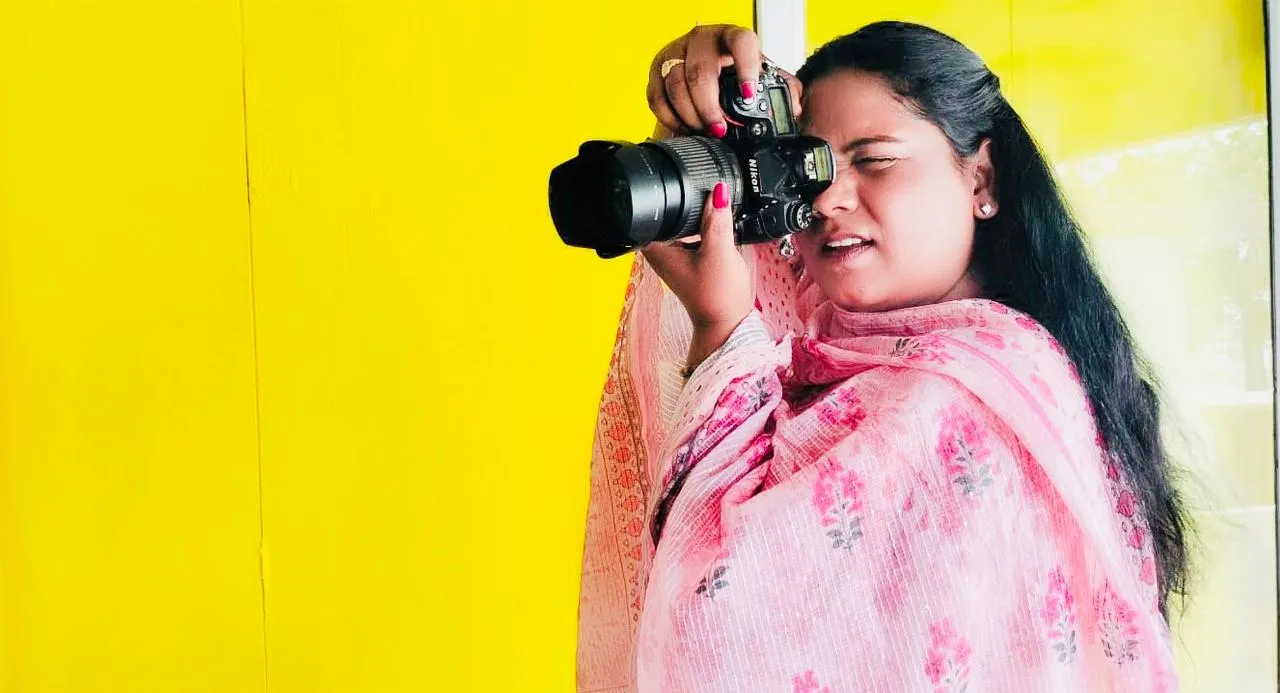 Asha, a photographer from Telangana