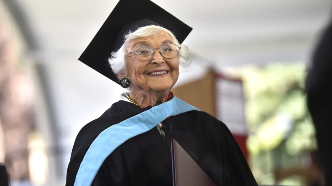 stanford 105yo graduate