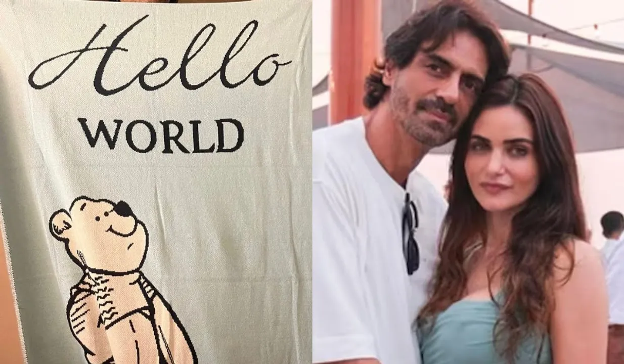 Arjun Rampal and Gabriella