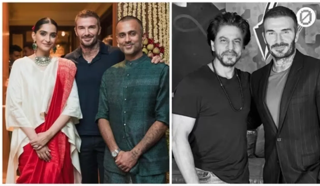David Beckham Drops Post For SRK, Sonam Kapoor For The Warm Welcome