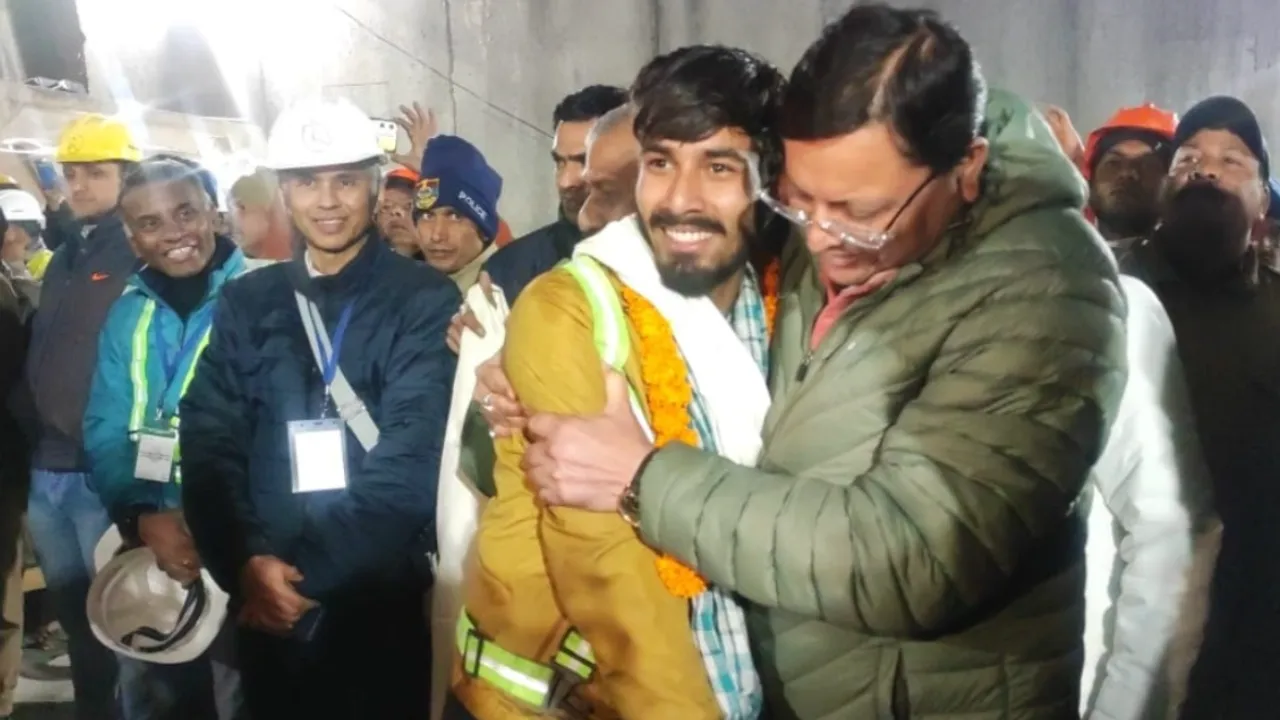 tunnel worker rescued