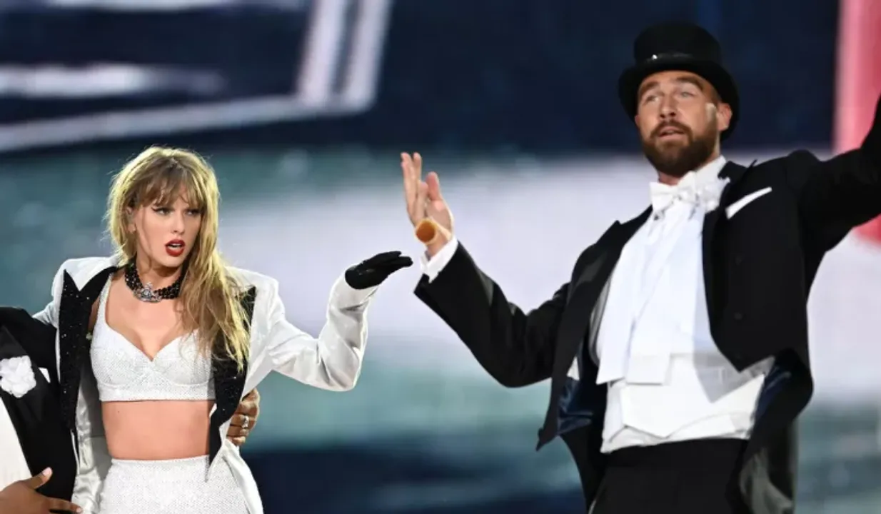 Taylor Swift and Travis Kelce