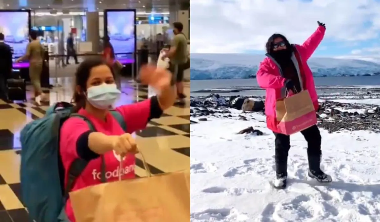 Woman Delivers Food From Singapore To Antarctica