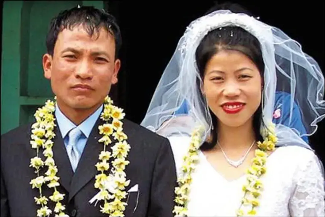 Mary Kom And Onler Kom, mary kom marriage