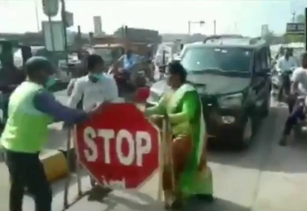 Caught On Camera: YSRCP Leader D Revathy Slaps Toll Plaza Staff