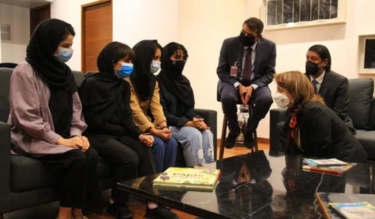 Afghan all-girl robotics team