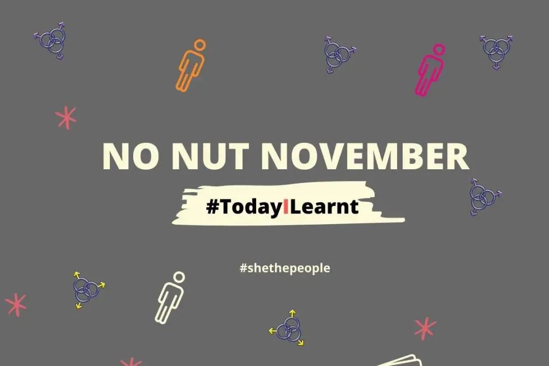 NO NUT NOVEMBER EXPLAINED