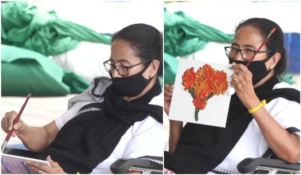 mamata banerjee paints