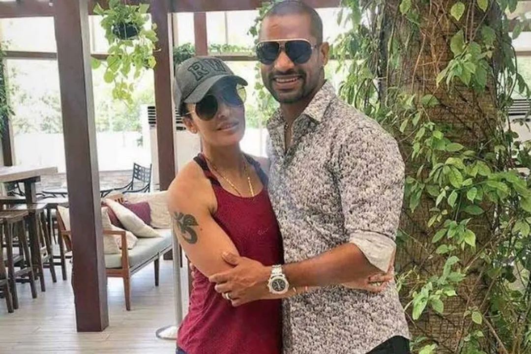 ayesha mukherjee trolled, Who is Ayesha Mukherjee, Shikhar Dhawan and wife, Shikhar Dhawan Ayesha Mukherjee, Ayesha Mukherjee post, Shikhar Dhawan divorce