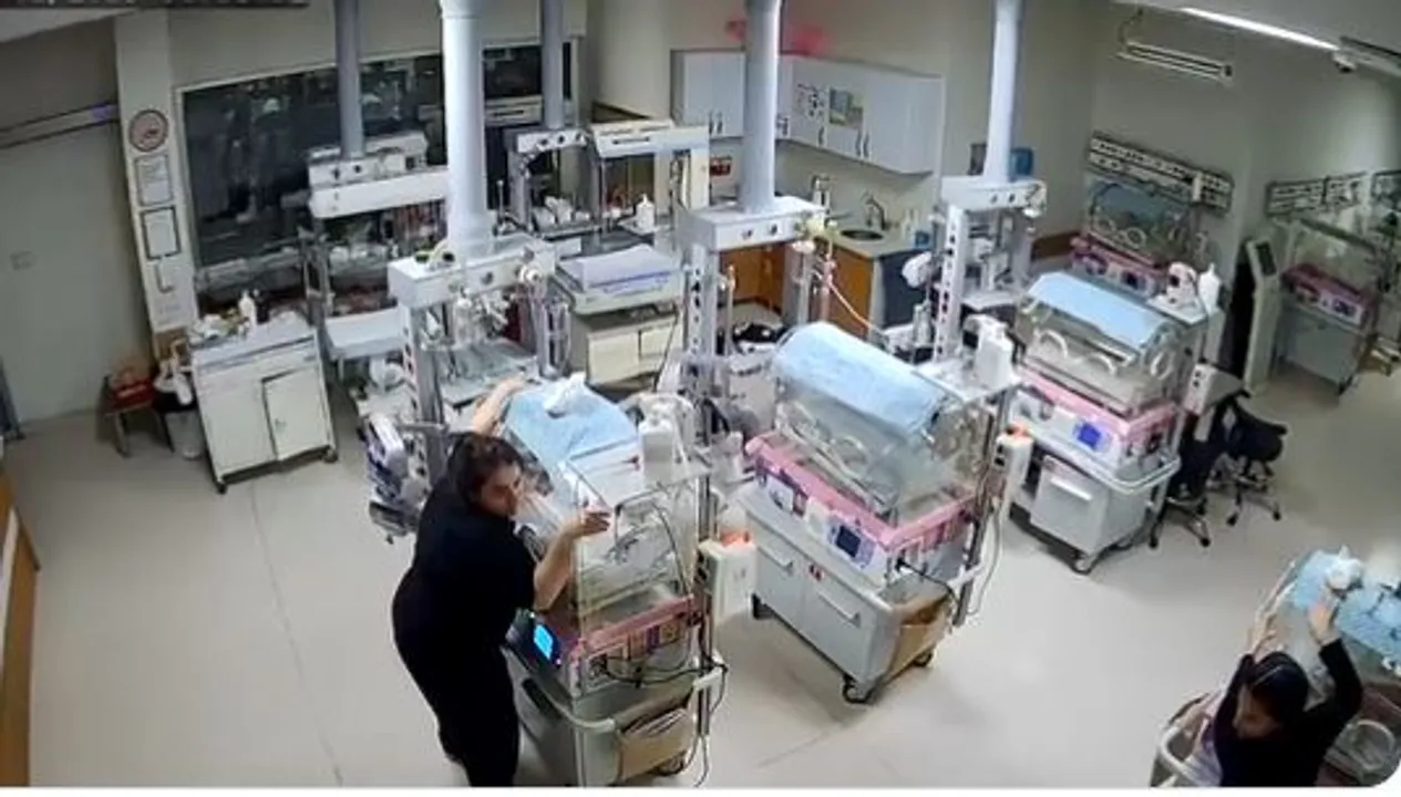 Two Turkish Nurses Protect Babies