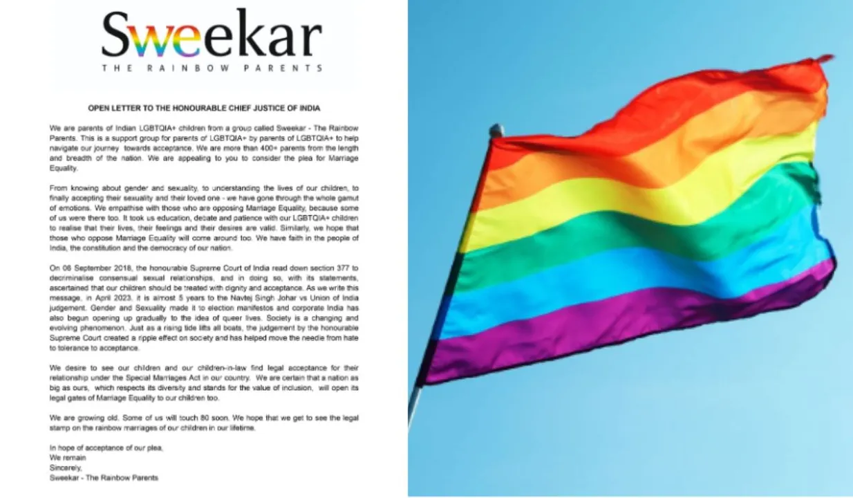 Rainbow Parents Letter To CJI