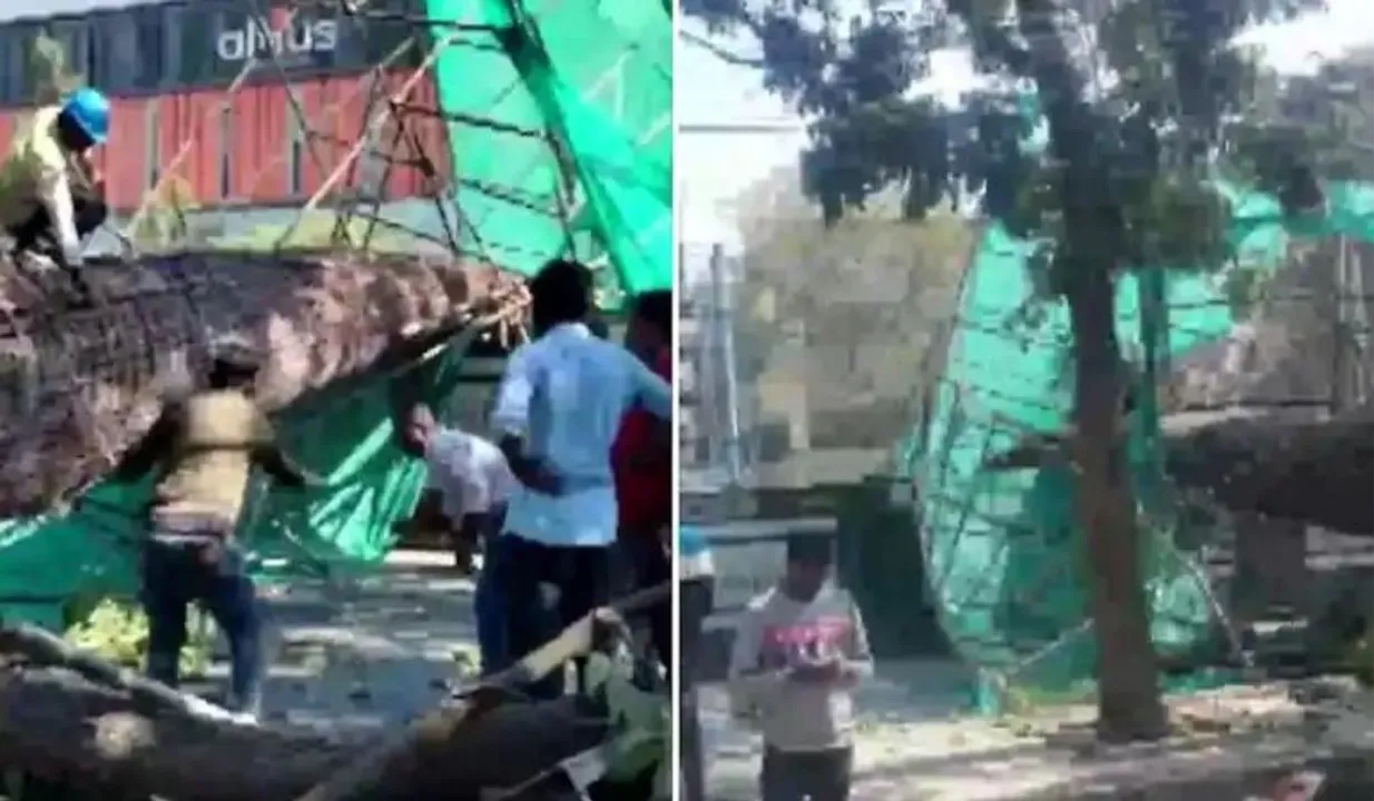Bengaluru Metro Pillar Collapses