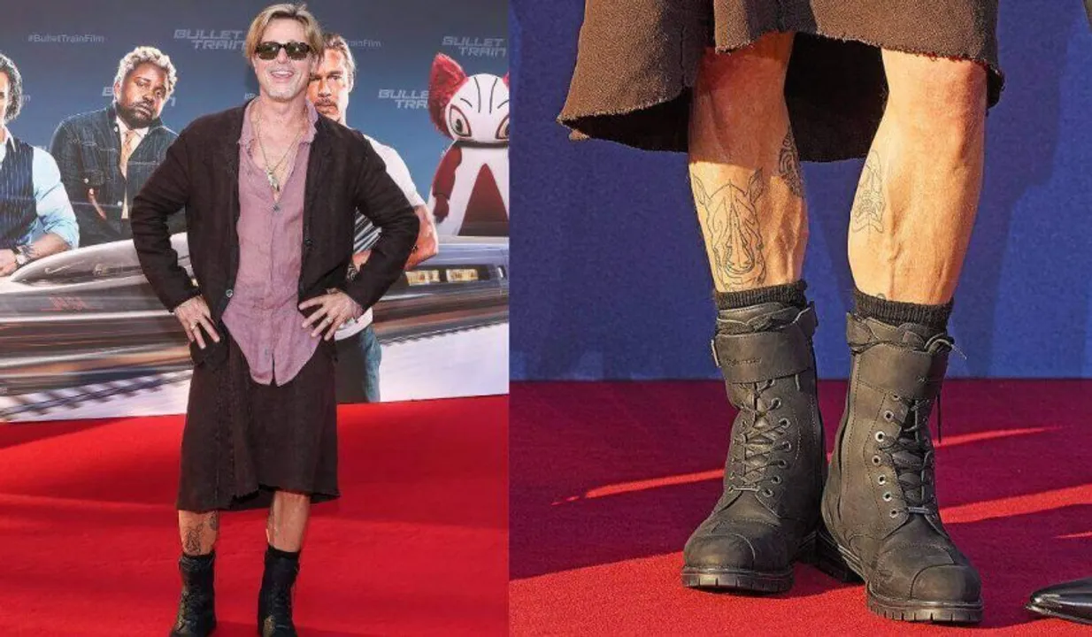 Brad Pitt’s Skirt Moment, Is The World Ready For Gender Fluid Attire!