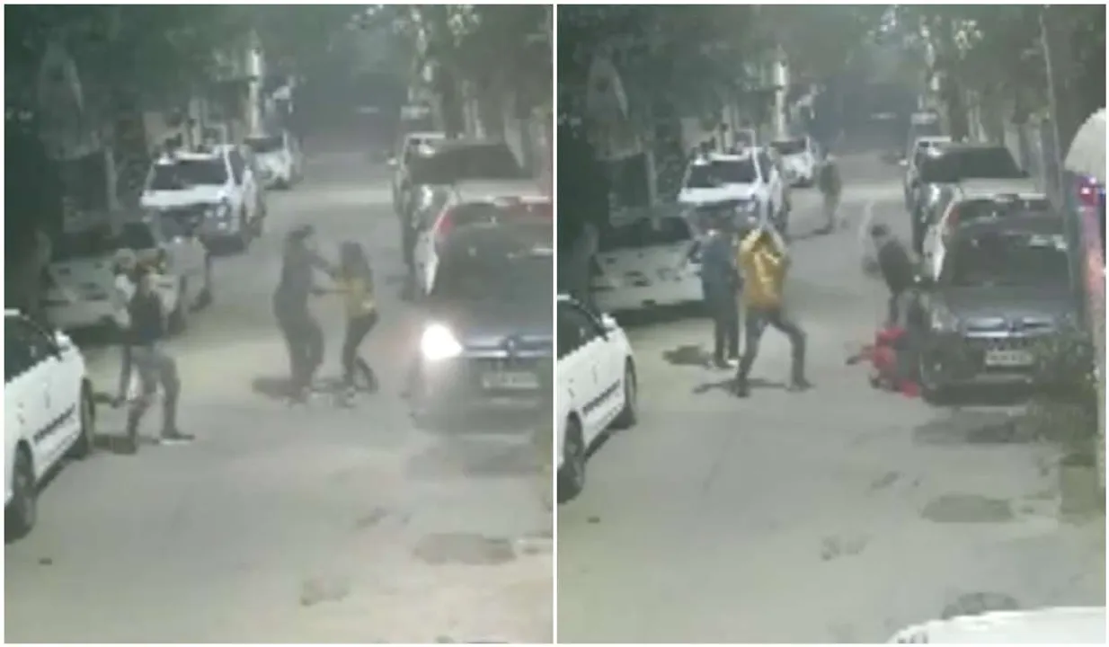 Shalimar Bagh Assault Case video, women assaulted in shalimar bagh