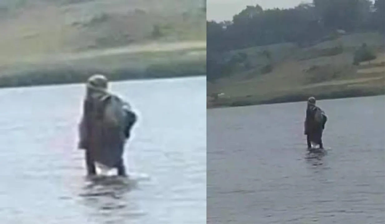 Woman Mistaken As Goddess At Narmada River