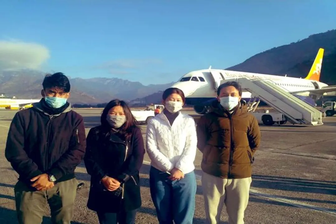 Four Bhutanese Space Engineers