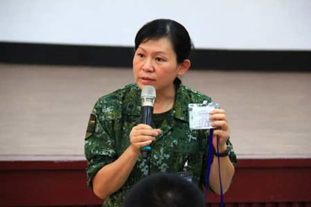 10% of Taiwan’s military comprises of women   