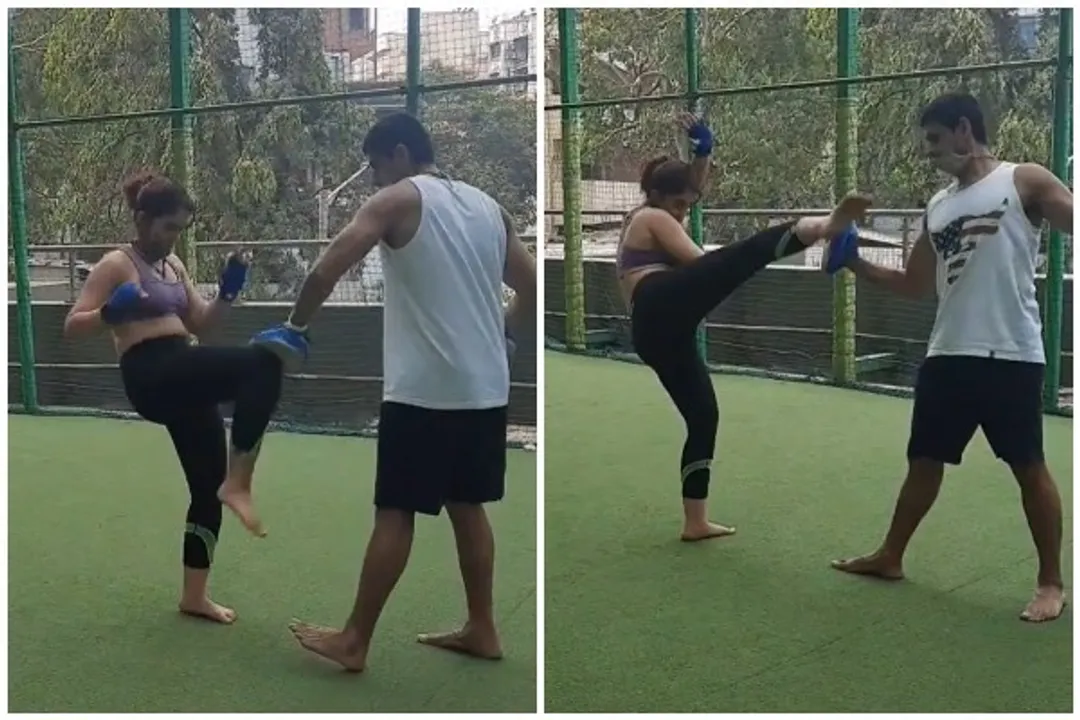 Ira Khan kickboxing