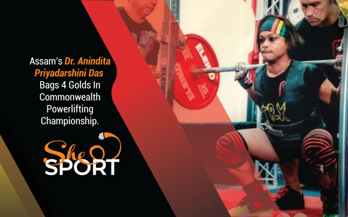 Anindita Priyadarshini Das Bags 4 Golds In Commonwealth Powerlifting Championship