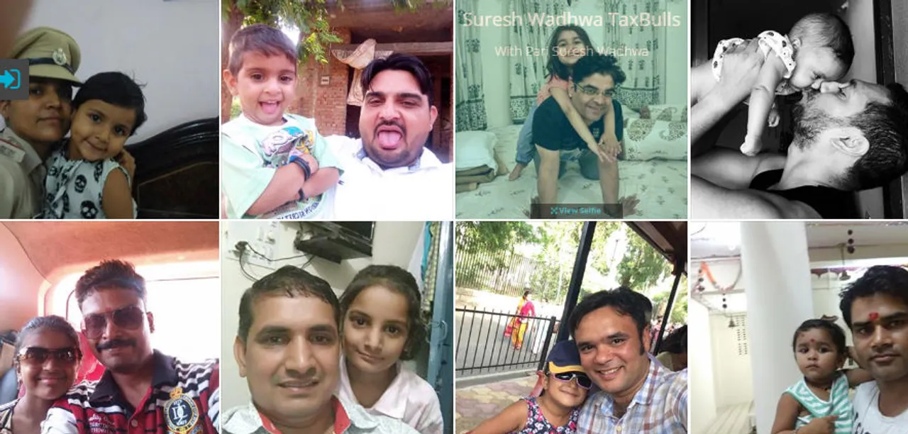 Selfie with daughter