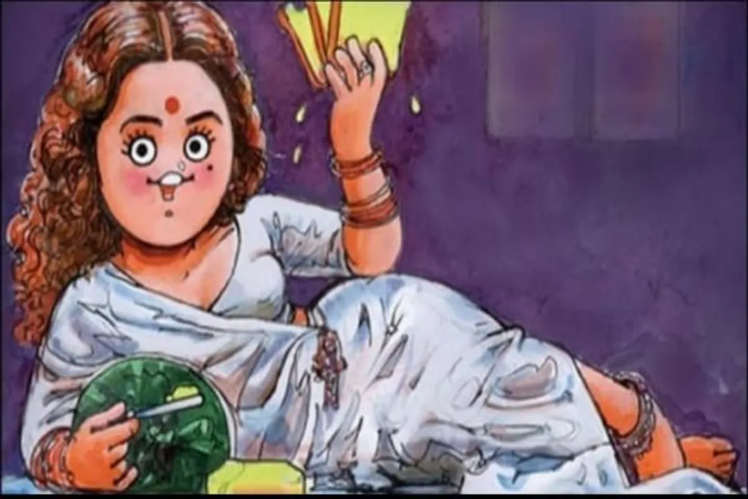 Amul Gangubai Kathiawadi Cartoon
