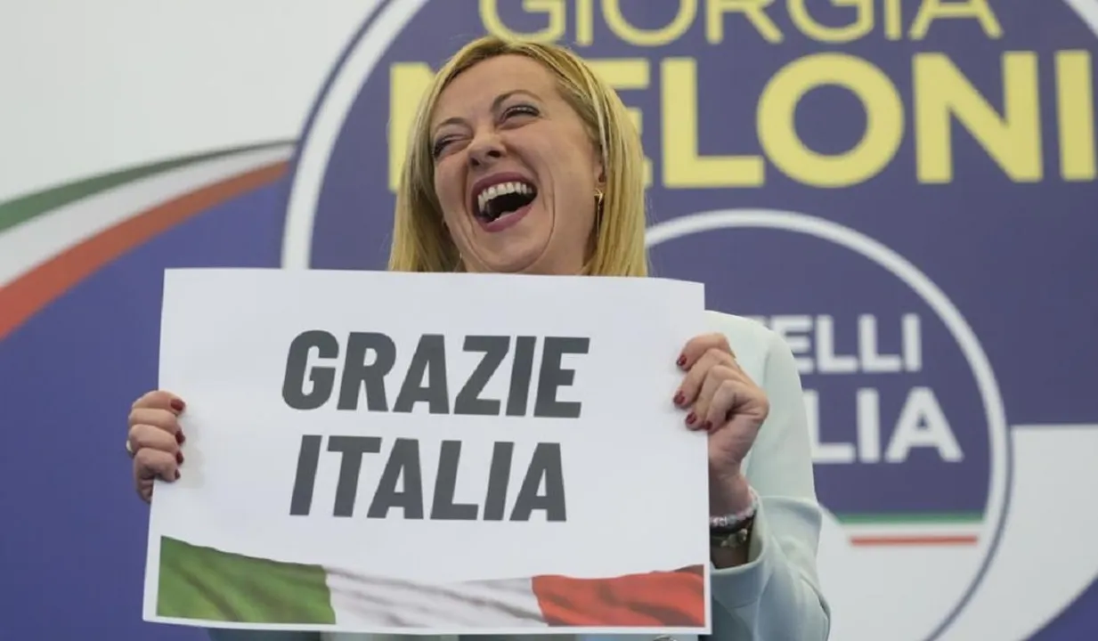 Giorgia Meloni win