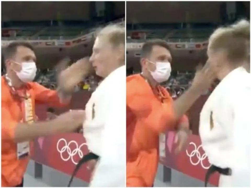 Coach Slaps German Athlete