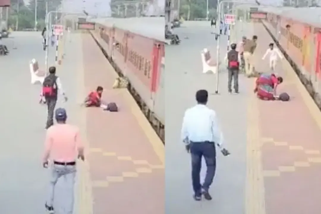 West Bengal cop saves woman