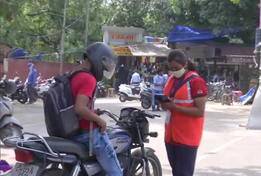 Chandigarh boxer Ritu sells parking tickets