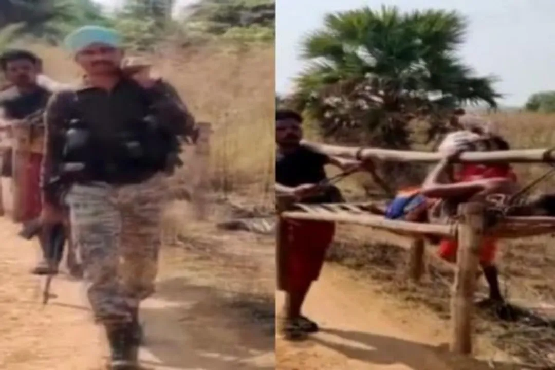 jawan carries pregnant woman