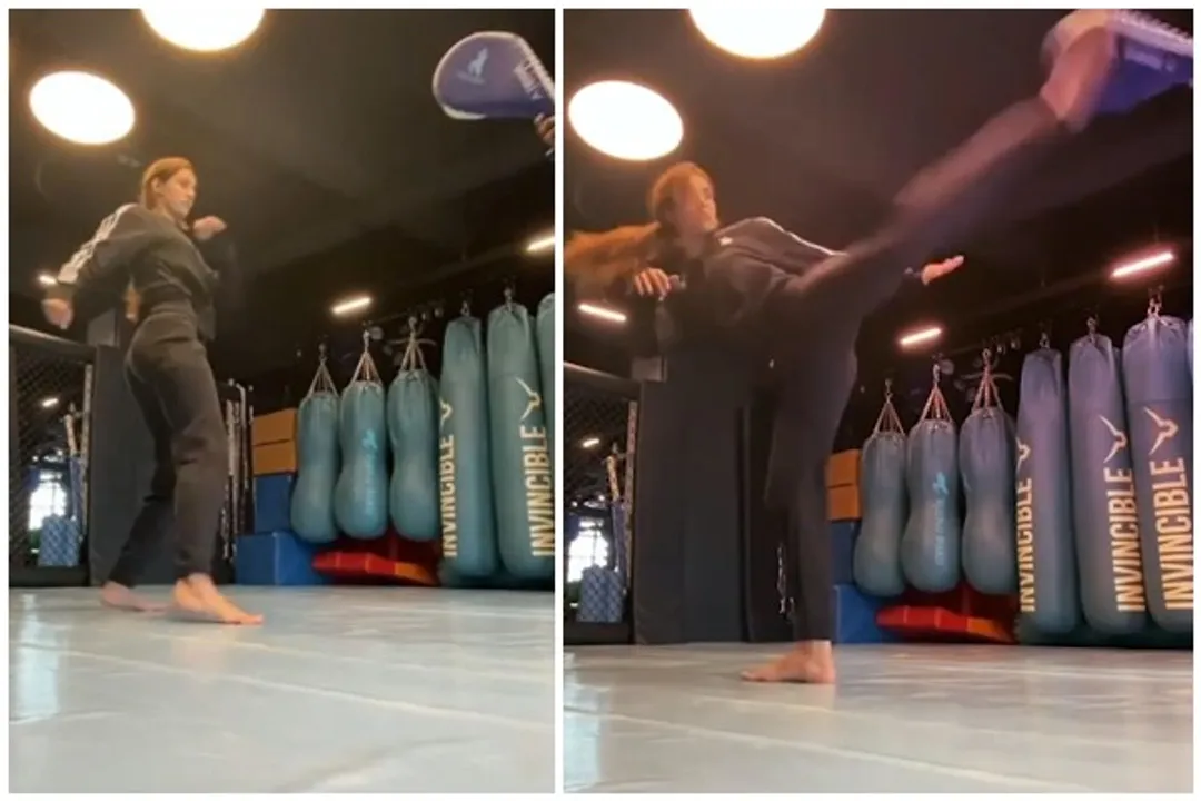 Disha Patani's tornado kick