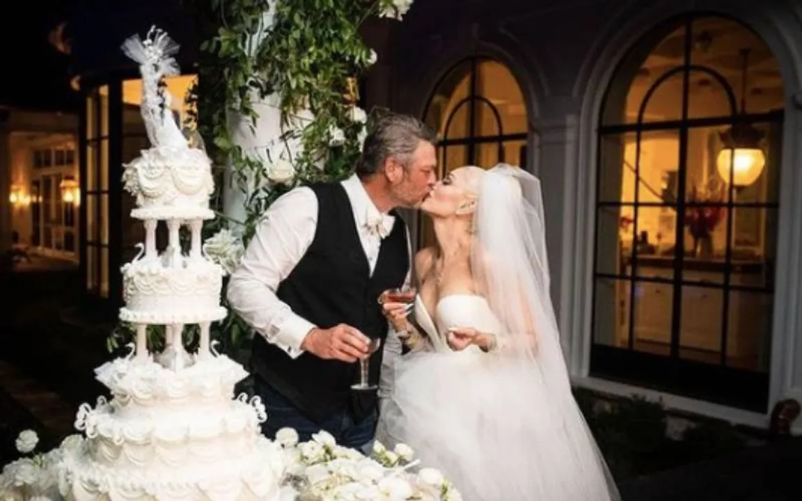 gwen stefani wedding photos