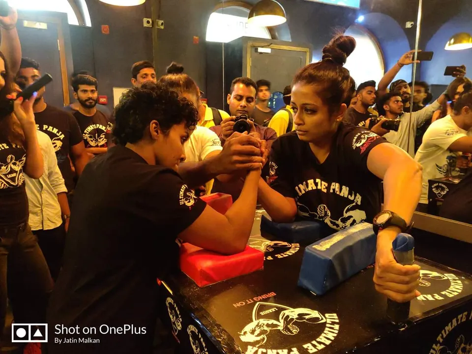 Samata Sonavane, Arm Wrestling