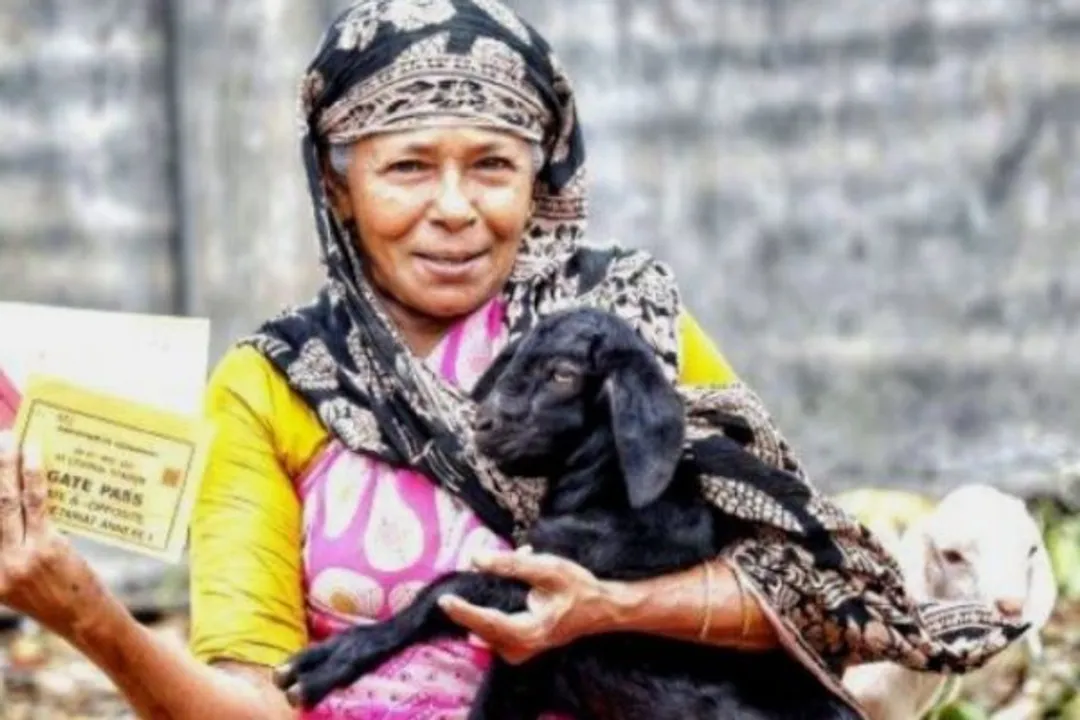 Woman Sold Her Goats To Donate Money