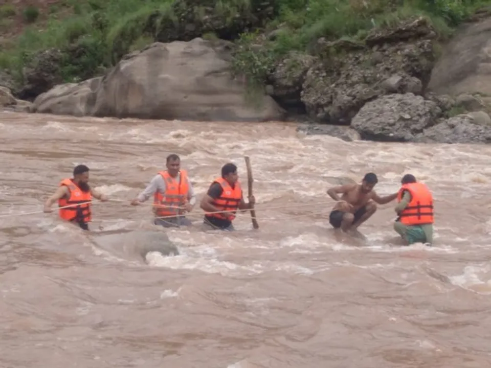 Girl Caught In Flash Flood Rescued